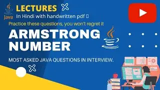 📌ARMSTRONG NUMBER WITH TWO DIFFERENT TECHNIQUES || DIGIT EXTRACTION IN JAVA  || SUM OF DIGITS