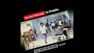 brown munde in public.funny dance
