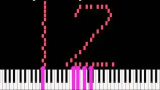 Countdown from 30 to 0 on Piano &ndash; Dramatic MIDI Art Animation
