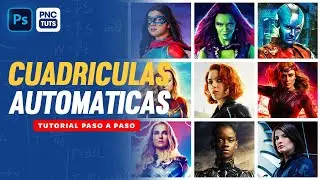 Como crear cuadriculas de forma autom&aacute;tica en Photoshop