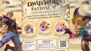 🔥🎮 LIVE STREAMING | MOBILE LAGENDS TOURNAMENT DWIJENDRA FESTIVAL V 🎮🔥