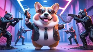Agent Corgi vs The Evil Squirrel Spy Network! 🐶🌰🎇