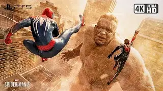 Прохождение игры Spider-Man 2 на PS5, часть 1 — без комментариев | Сражение Человека-паука и Песо...