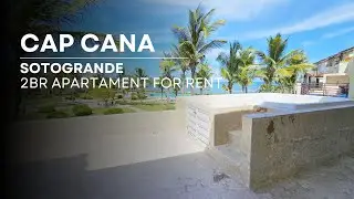 For Rent Apartment 2BR with Ocean View in Sotogrande, Cap Cana, Dominican Republic