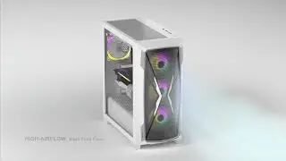 ANTEC Dark League - DP505 White E-ATX Mid-Tower Gaming Case