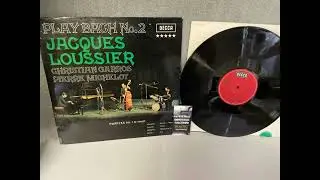 Jacques Loussier, Pierre Michelot, Christian Garros&ndash; Play Bach N&deg; 2 LP Germ 1970 оцифровка пластинки