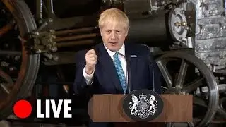 PM Boris Johnson delivers speech in Manchester | Live replay