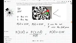 Conditional Probabilities in a Multiple Event
