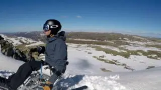Michael Foti - Charlotte Pass to Etheridge. Backcountry sit skiing.