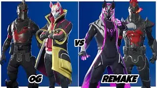 OG Vs REMAKE Skins Showcase in Fortnite Chapter 6