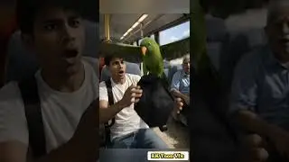 ✨🦜 The Parrot's Bravery Saved the Entire Bus😱 | AI Story #ai #parrot #heroicstory#Rktoonvfx