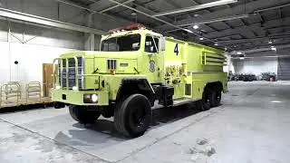 1987 International Paystar 5000 F5070 tanker fire truck at auction | bidding closes April 2, 2019
