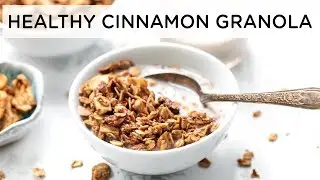 The Best HEALTHY GRANOLA with Apples & Cinnamon | GF & VEGAN