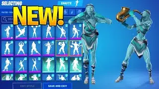 [NEW] Snowheart Skin With Dance Emotes! FORTNITE