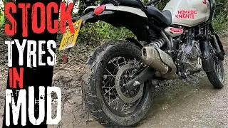 Testing Stock Tyres on Royal Enfield Himalayan 450 in Mud! Do They Hold Up?