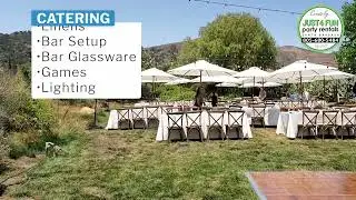 Farm Wedding Setup | Rustic Outdoor Wedding Rentals Santa Barbara #weddingsetup #santabarbarawedding