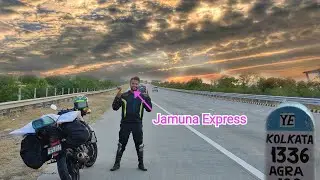 Kolkata To Ladakh | Ep. 3 | Reaching Delhi. | #solotravel #yamunaexpressway #etawah #agra