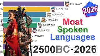 Most Spoken Languages in History: Data from 2500 BC to 2026
