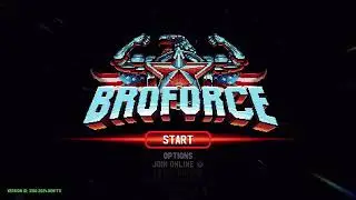 Broforce - PC - Intro & Title Screen