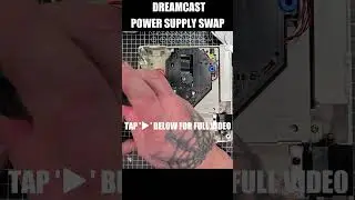 Sega Dreamcast | Old PSU Swap for DREAMPSU #retrotech #consolerepair #retroconsole #dreamcast #sega