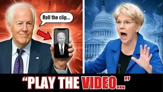 Sen. John Cornyn plays a video that makes every Democrat RUN FOR THE DOOR