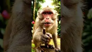 monkey vlog funny video viral shorts