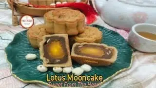 Lotus Mooncake &ndash; Manis, Lembut, dan Penuh Makna | Homemade Lotus Mooncake Recipe莲蓉月饼 香甜细腻・满满心意 🌕