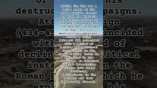 Attila the Hun was one of Rome&rsquo;s greatest enemies.#rom#romanera  #attila #facts #funfacts