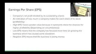 Stock Market Basic Fundamentals