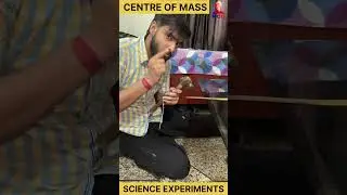 demonstration of centre of mass | science experiments |#experiment #physics