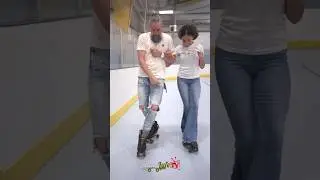 Father & Daughter moments💞🛼 #parenting #rollerskating