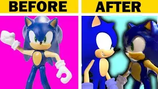 How To Turn Your SONIC Toy Into an ANIMATION! [Polycam]