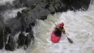 River Rescue on the River Lledr Falls 22-02-17