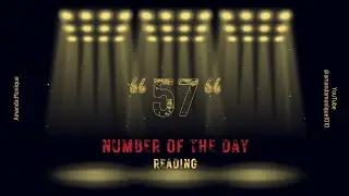 Number Of The Day Reading...✨