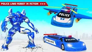 Police Limo Dino Robot Helicopter Car Robot Games Grand Adventure Games Gameplay