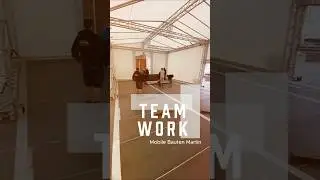 Danke an unser Team &ndash; ihr seid unser R&uuml;ckgrat. 💛 Mobile Bauten Martin #Eventbau #Teamwork
