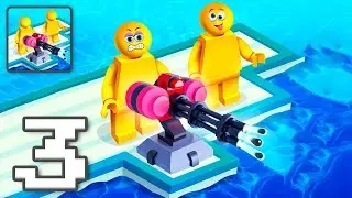 Sea Battle Raft - Gameplay Walkthrough Part 3 - Casual Games To Play (iOS, Android)