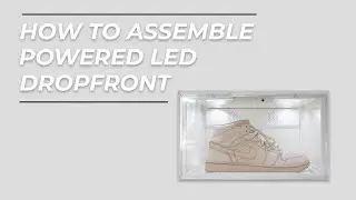 How to assemble our wall powered LED dropfront boxes!
