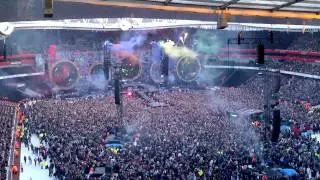 Coldplay Opening Song MX Tour Emirates Stadium 4 June 2012