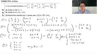 Rezolvare -Model 2024, Bacalaureat Matematică -Tehnologic