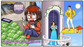 Tricky Minds Brainy Puzzle Level 83: Help The Guy Propose !Gameplay Solution
