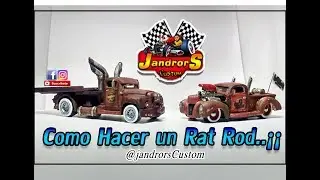 Como Hacer un Rat Rod Hotwheels | Jandrors Custom