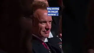 Sting watching his song get murdered&hellip; 🔪 #sting #thepolice #80smusic #80s #rock #everybreathyoutake