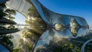 Future Cities 2300: Orbital Mega-Cities & Floating Utopias | (4K)