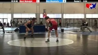 Mark Mcknight vs. Nico Megaludis at 2013 Las Vegas/ASICS U.S. Open