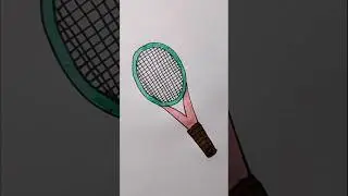 Tennis Racket 🎾 For Kids #tenniscricket #tennis #kidstvforfun #trending #viral #drawing #shorts