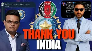 We thank the @BCCI and all of India for supporting Afghanistan Lots of love respect from our hearts
