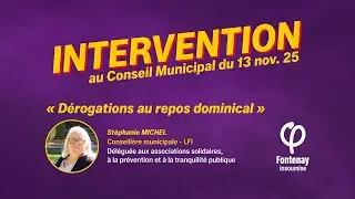 D&eacute;rogations au repos dominical - St&eacute;phanie MICHEL