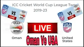 Oman Vs USA Live Match || Usa Vs Oman odi Match Live