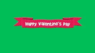 Valentine's Day Green Screen Animation!